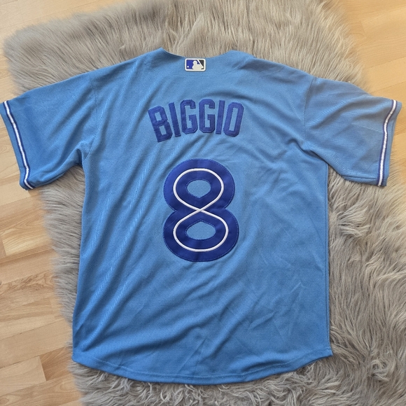 Nike Toronto Blue jays Cavan Biggio Light Blue Jersey #8 MLB - Picture 10 of 12